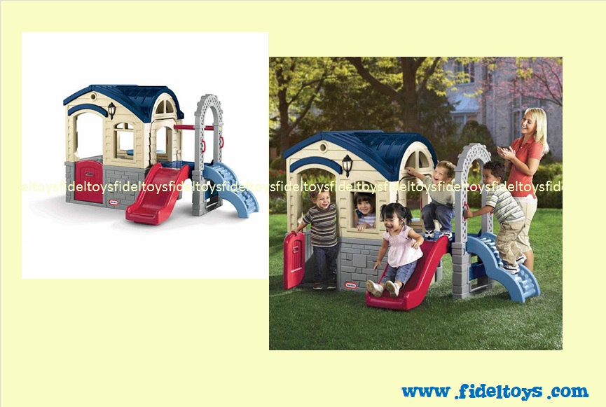 little tikes house and slide